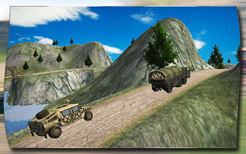 Army truck driver 3D screenshot 2