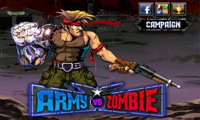 Army VS Zombie poster
