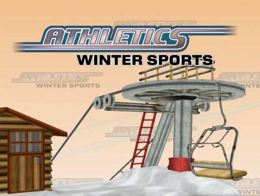 Athletics: Winter sports poster