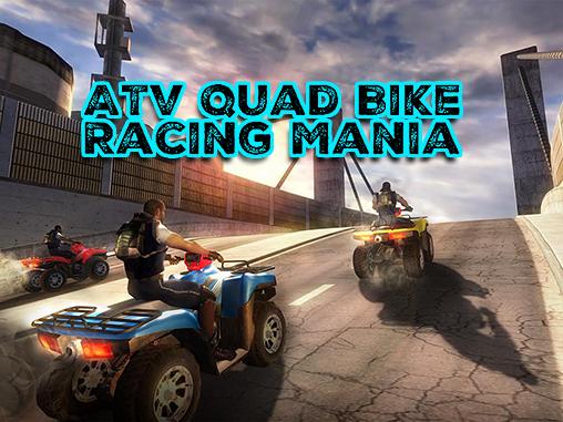 ATV quad bike racing mania poster