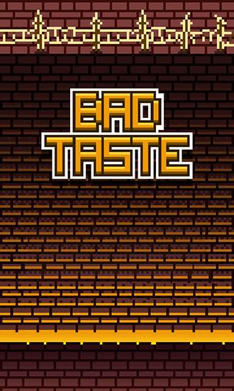 Bad taste: Retro arcade poster