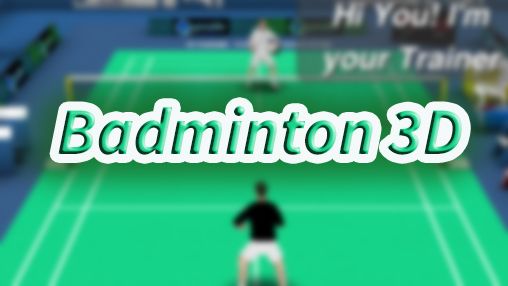 Badminton 3D poster