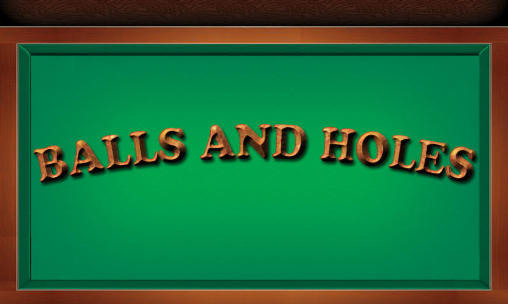 Balls and holes poster