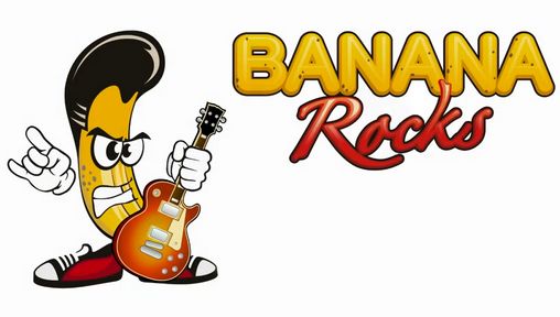 Banana rocks poster