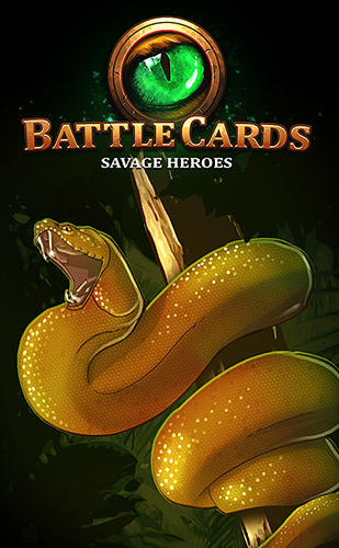 Battle cards savage heroes TCG poster