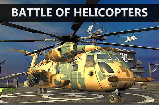 Battle of helicopters poster