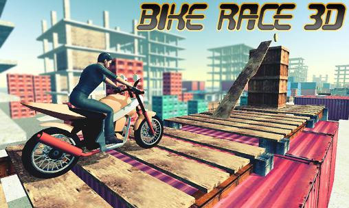 Bike race 3D poster