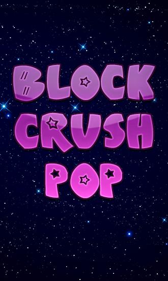 Block crush pop poster