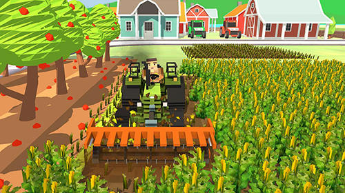 Blocky farm: Corn professional screenshot 1