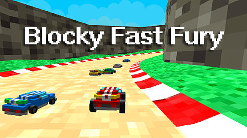 Blocky fast fury poster
