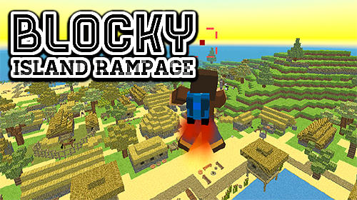Blocky island rampage poster