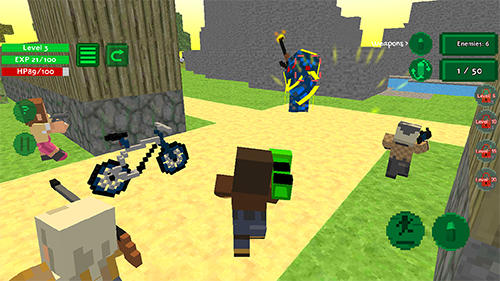 Blocky island rampage screenshot 2