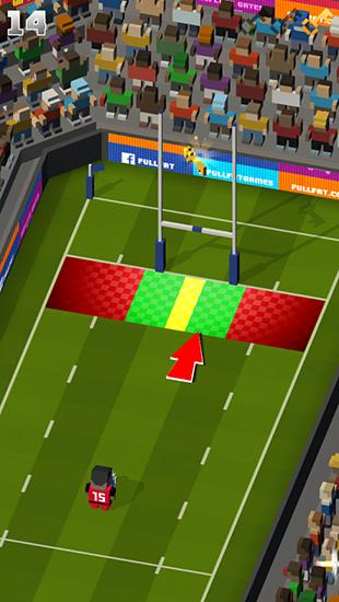 Blocky rugby screenshot 1