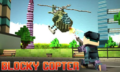 Blocky сopter in Compton poster