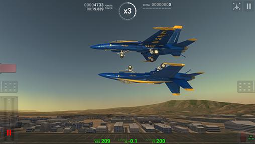 Blue angels: Aerobatic sim screenshot 2