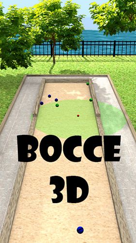 Bocce 3D poster