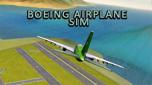 Boeing airplane simulator poster
