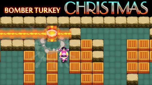 Bomber turkey: Christmas poster