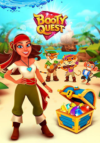 Booty quest: Pirate match 3 poster