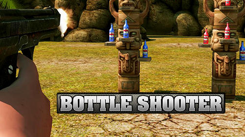 Bottle shooter game 3D poster