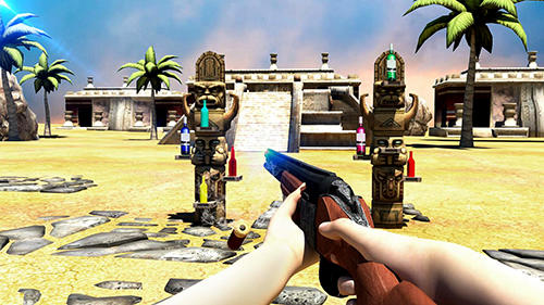 Bottle shooter game 3D screenshot 1