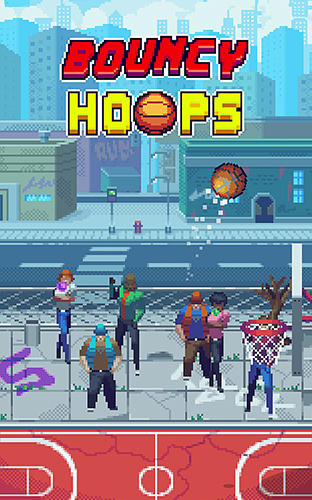 Bouncy hoops poster