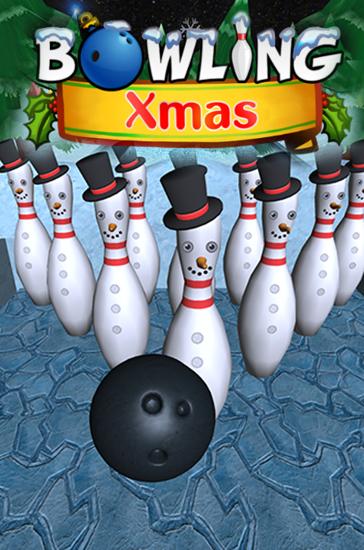 Bowling Xmas poster