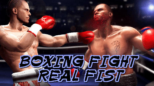 Boxing fight: Real fist poster