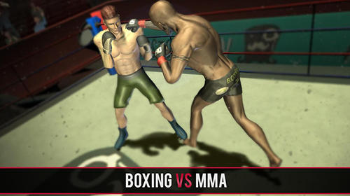 Boxing vs MMA Fighter poster