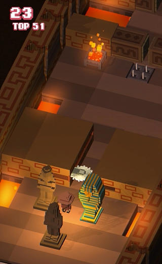 Bricky raider: Crossy screenshot 2