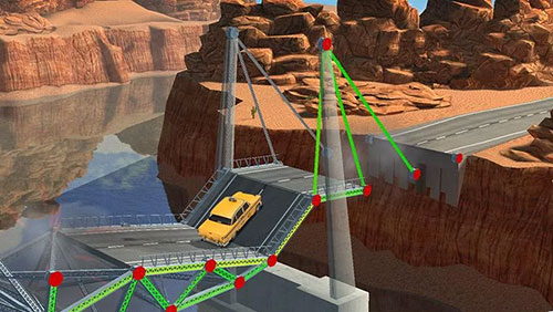 Bridge construction simulator screenshot 1