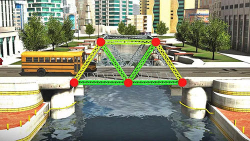 Bridge construction simulator screenshot 3