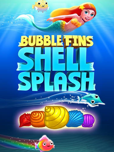 Bubble fins: Shell splash poster
