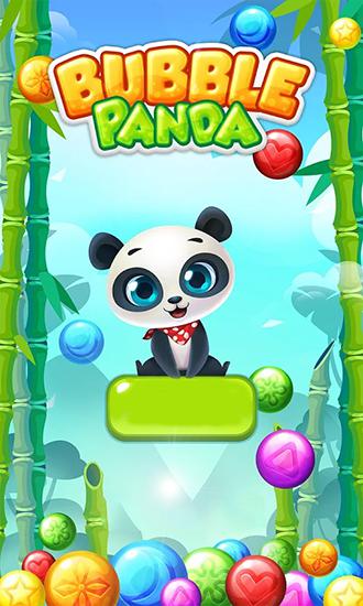 Bubble panda poster