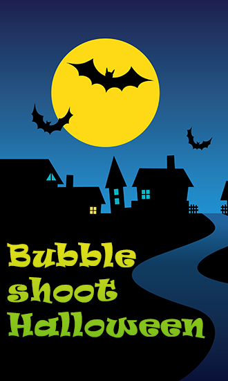 Bubble shoot: Halloween poster