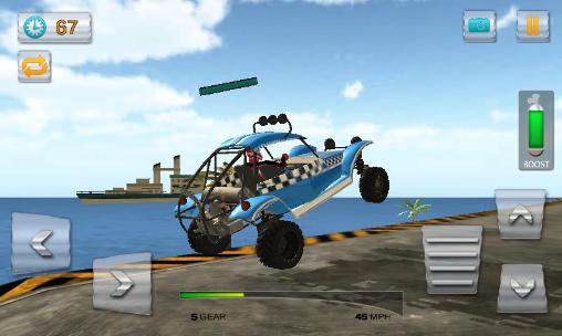 Buggy stunts 3D: Beach mania screenshot 2