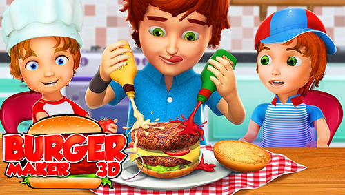 Burger maker 3D poster