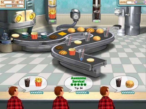 Burger shop screenshot 1
