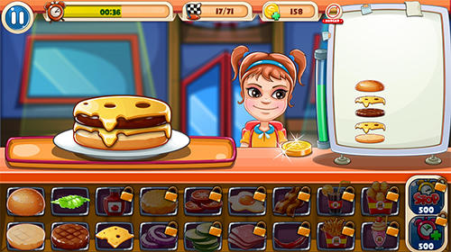 Burger shop kitchen. Madness: The fastest chef in town screenshot 3