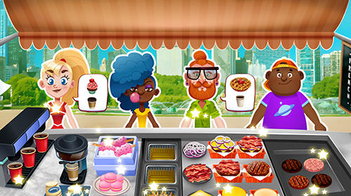 Burger truck Chicago: Fast food cooking game screenshot 2