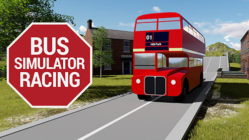 Bus simulator racing poster