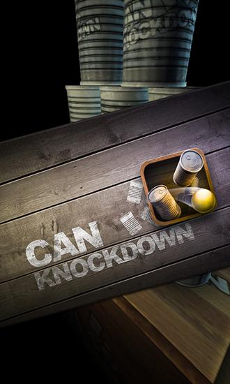 Can knockdown poster
