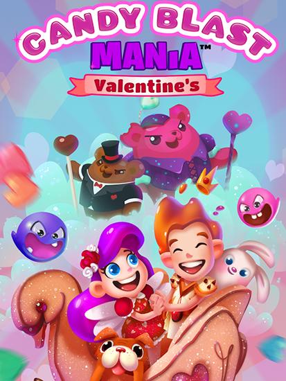 Candy blast mania: Valentine's poster