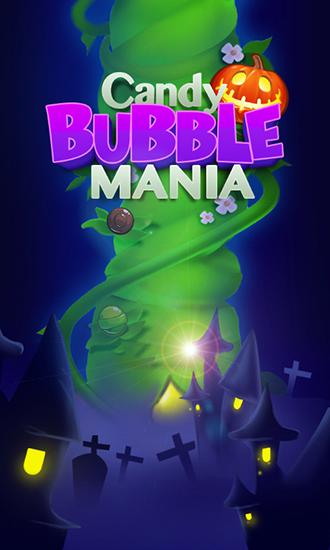 Candy bubble mania: Happy pumpkin bubble poster