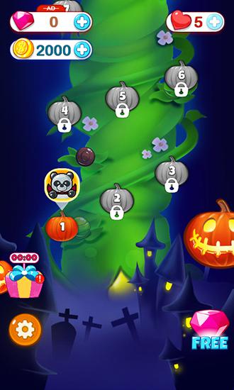 Candy bubble mania: Happy pumpkin bubble screenshot 1