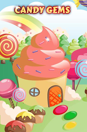 Candy gems and sweet jellies poster