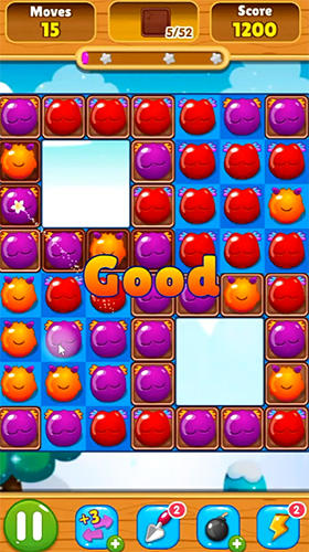 Candy monsters match 3 screenshot 2