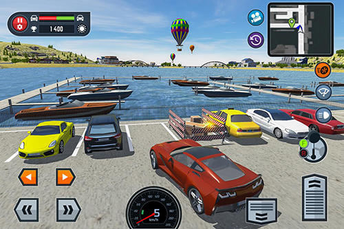 Car driving school simulator screenshot 2