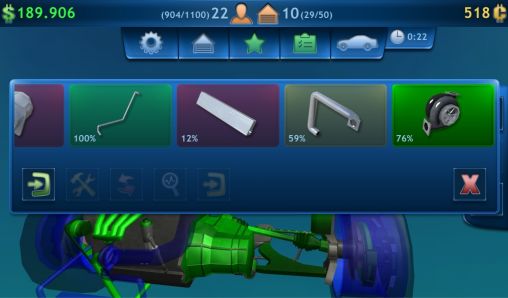 Car mechanic simulator 2014 mobile screenshot 2
