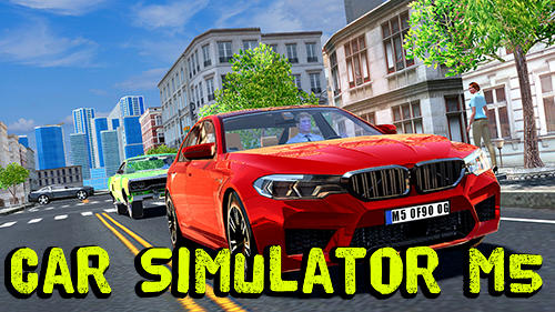 Car simulator M5 poster